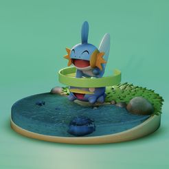 IMG_0411.jpeg Fichier STL Lotad et Mudkip・Plan pour impression 3D à télécharger