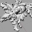 Screenshot_5.jpg skull pendant with patterns jewelry 3D print model