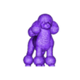 dog poodle sculpture model.stl Hund Pudel Skulptur Modell