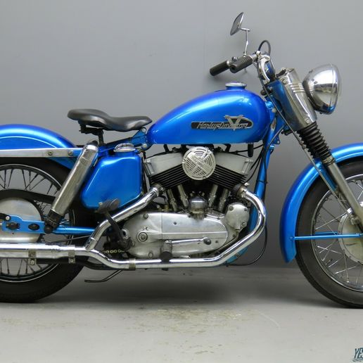 🏍️ 1954 Harley Davidson KH 883cc sv・ STL File for ・Cults