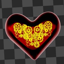 heart-gear0.jpg Download 3MF file heart with gears • 3D printable object, syzguru11