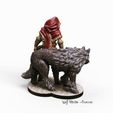 wolf-paw-wolf-master-miniature.jpg 32mm miniature Wolf assassin