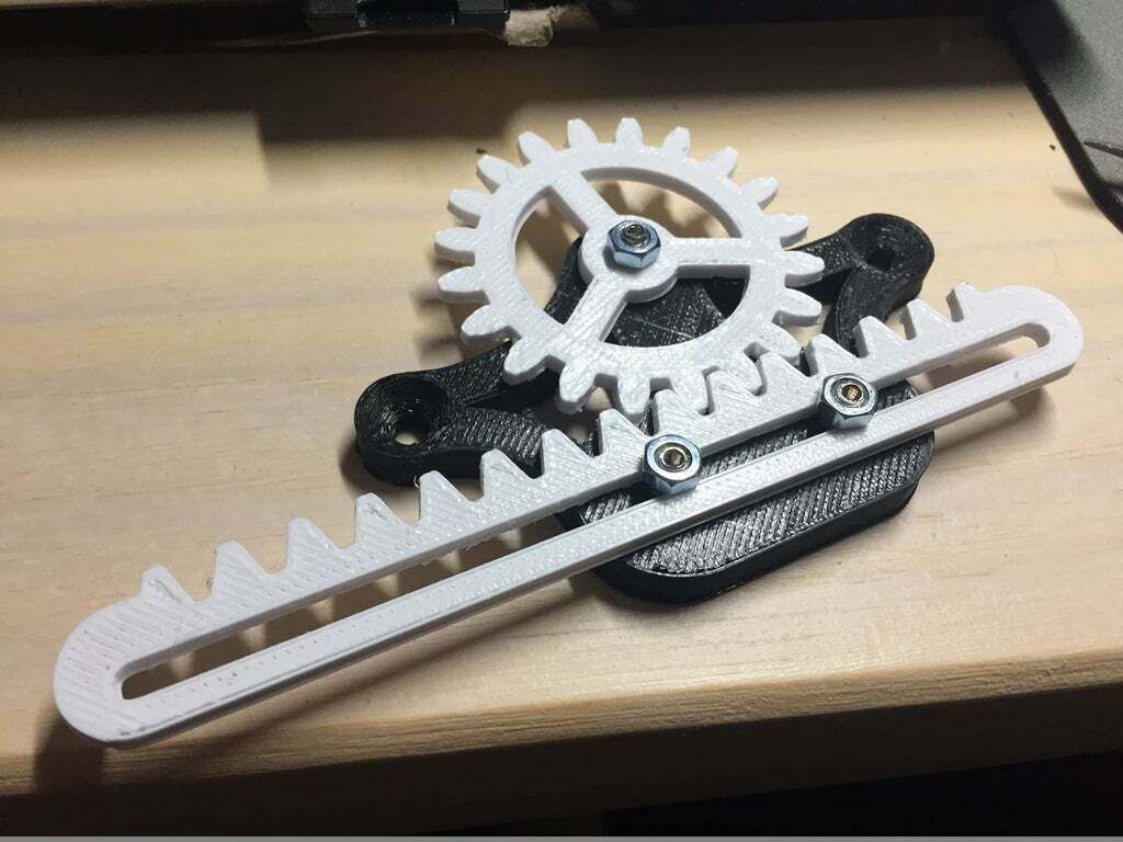 Free STL file Rack And Pinion・3D printable model to download • Cults