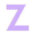 Z.stl Letters and Numbers SQUID GAME | Logo