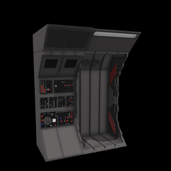 2023-01-05-145231.png Archivo 3D Diorama Star Wars Dark Trooper Cold Storage para figuras de 3,75" y 6・Diseño para descargar y imprimir en 3D