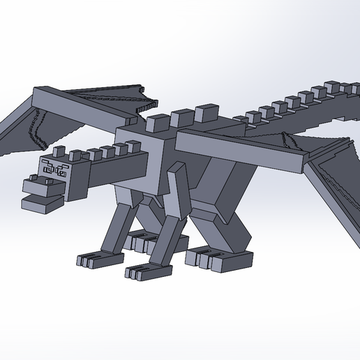 Ender-Dragon-Frente.png Minecraft Ender Dragon + Enderman