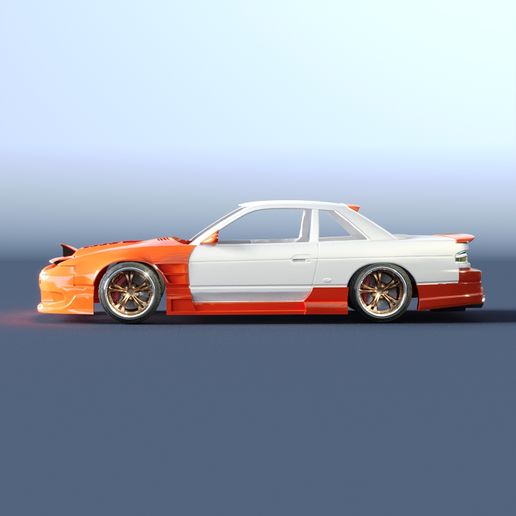 🇯🇵 Nissan S13 ONEVIA ORIGIN LABO AGRESIVE body 1/24 scale・ 3D File for ...