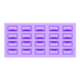 USB-StorageBin-Base.stl USB Storage Box (20 Drives)