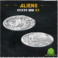 MMF-Aliens-09.jpg Aliens (Big Set) - Wargame Bases & Toppers 2.0