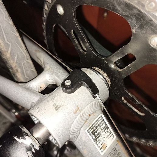 Download free STL file Bottom bracket cable guide • Template to 3D