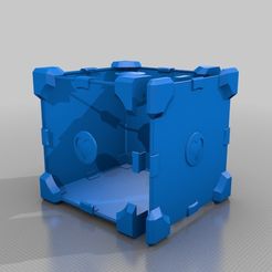portal_cube_enclosure.png Archivo 3D gratis Piezas de la caja Companion Cube・Modelo de impresión 3D para descargar, SmokeAndLights
