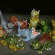 Dinosaurus Painted.JPG Мозазавр (легкая печать без поддержки)
