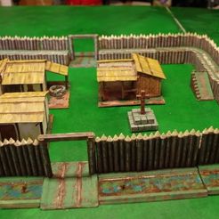 67c826c864b0c39378dab2b28b9f3e95_preview_featured.JPG Бесплатный STL файл Saxon Burh - walls・3D-печатный объект для загрузки