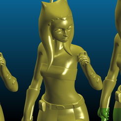 Screenshot_2020-07-17_20-41-53.png Archivo STL gratis Ahsoka Tano en una pose de Jedi - Remix - alisado y ahuecado para SLA, escala 6 pulgadas・Diseño por impresión en 3D para descargar, Tse