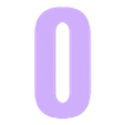 O.stl Simple uppercase alphabet- Abecedario mayuscula sencilla