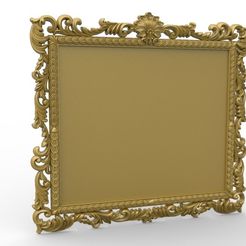 untitled.20.jpg Free STL file Mirror frame renaissance art・3D printable model to download