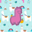 Sizzling Leelo-Habbi.png LLAMA,ALPACA COOKIE CUTTER