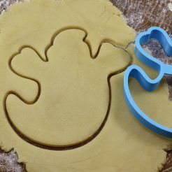 привидение.jpg STL file Ghost cookie cutter for professional・3D printable model to download
