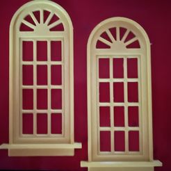 IMG_2829.jpeg STL file 1/12 Dollhouse window (Model No.11)・Design to download and 3D print
