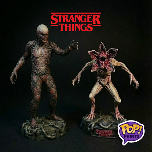 🗿 Vecna + Demogorgon – Stranger Things Resin Sculpture Pack・ STL