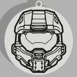 Master-Chief-Helmet-Ornament-v1.png Halo - Casco del Jefe Maestro - Adorno de Navidad