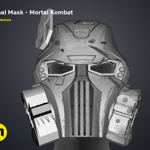 3d File Kabal Mask Mortal Kombat・3d Printing Model To Download・cults 9454