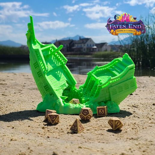 Tour De Dés Bateau Pirate - Parfaite Pour Donjons & Dragons, RPG Et Jeux De Société