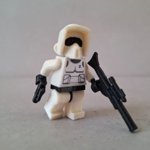 Scout Trooper Star Wars Minifigure Scale 1:1 Fully Functional