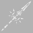 xiao_lance_render2-03.png Genshin Impact Primordial Jade Winged Spear | 3D Model file for Xiao