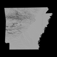 1.png Topographic Map of Arkansas – 3D Terrain