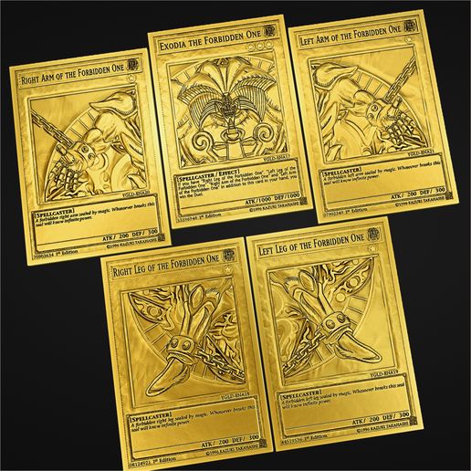 Exodia The Forbidden One-All Parts-Yugioh STL File for 3D printingCults