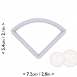 1-4_of_pie~1.75in-cm-inch-top.png Slice (1∕4) of Pie Cookie Cutter 1.75in / 4.4cm