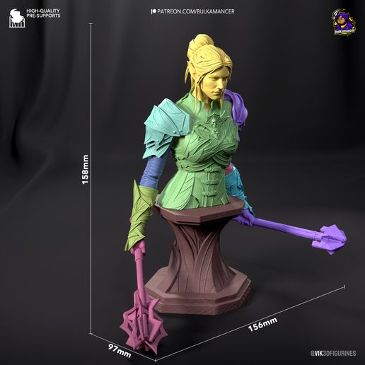 minthara_bust_dimensions.jpg Minthara | Baldur's Gate 3 | 240mm (Corpo inteiro + busto)