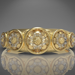 ring-flowers-gold.174.png OBJ-Datei Blumen Ring herunterladen • 3D-Drucker-Vorlage, 3D-mon