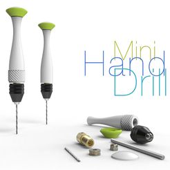 —@gf Hath ae Free STL file Mini Hand Drill・3D printer model to download