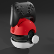 Blender-render-Split.png Switch Pro Mando 1/2 PokeStand