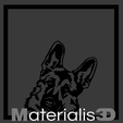 2.png male german shepherd picture frame