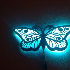 IMG_20190915_141738.jpg STL-Datei Butterfly light lamp herunterladen • Objekt zum 3D-Drucken, MAyobe