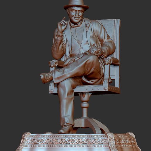 👤 Don Vito Corleone Godfather・ STL File for 3D printing・Cults