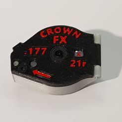 20230111_001212.jpg STL-Datei Fx .177 Crown, Dreamline, Wildcat und Panthera Slug Magazin・3D-druckbares Modell zum Herunterladen