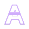 A.stl Alphabet - Alphabet - Numero - Number Cookie Cutter