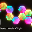 thingivere3.png Lithophane Hexaleaf LED panel