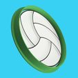 PELOTA-VOLEY_RENDER-1.jpg 🏐✨ Volleyball Ausstechform - Stilisiertes Sport Ball Design - Volleyball Ausstechform - Stilisiertes Sport Design