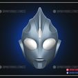 Ultraman_Tiga_Helmet_3dprint_STL_File_04.jpg Ultraman Tiga Helmet - Cosplay Costume Halloween Mask