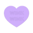 Wink wink - tapa.stl Box set - Valentine's Day