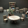 Tabluh.png Decoração de Mergulho: Mesa de taberna (28mm/Escala heróica)