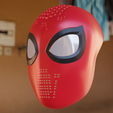 spectacular-4.png Spectacular Spiderman Faceshell and Lenses STL FILE