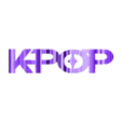 K-POP Demon Hunters Flip Text.stl K-POP DEMON HUNTERS FLIP TEXT