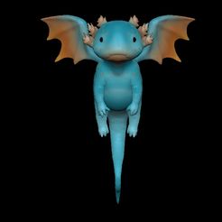 Water-dragon1.jpg "Water Dragon" / "Dragón del Agua" - ("Ajolote" / "Axolotl") ✦ - ✦