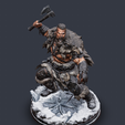 uoyuo.png Wolfborn Berserker – Dual Axe Warrior STL